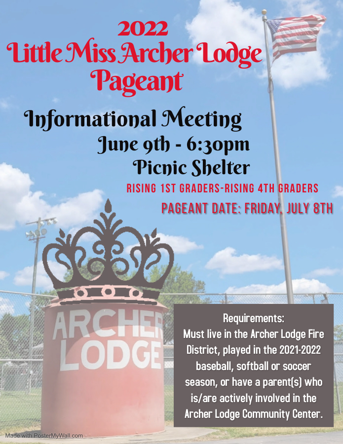 Little Miss Archer Lodge Info Meeting