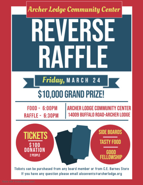 Reverse Raffle 2023 - Archer Lodge Community Center