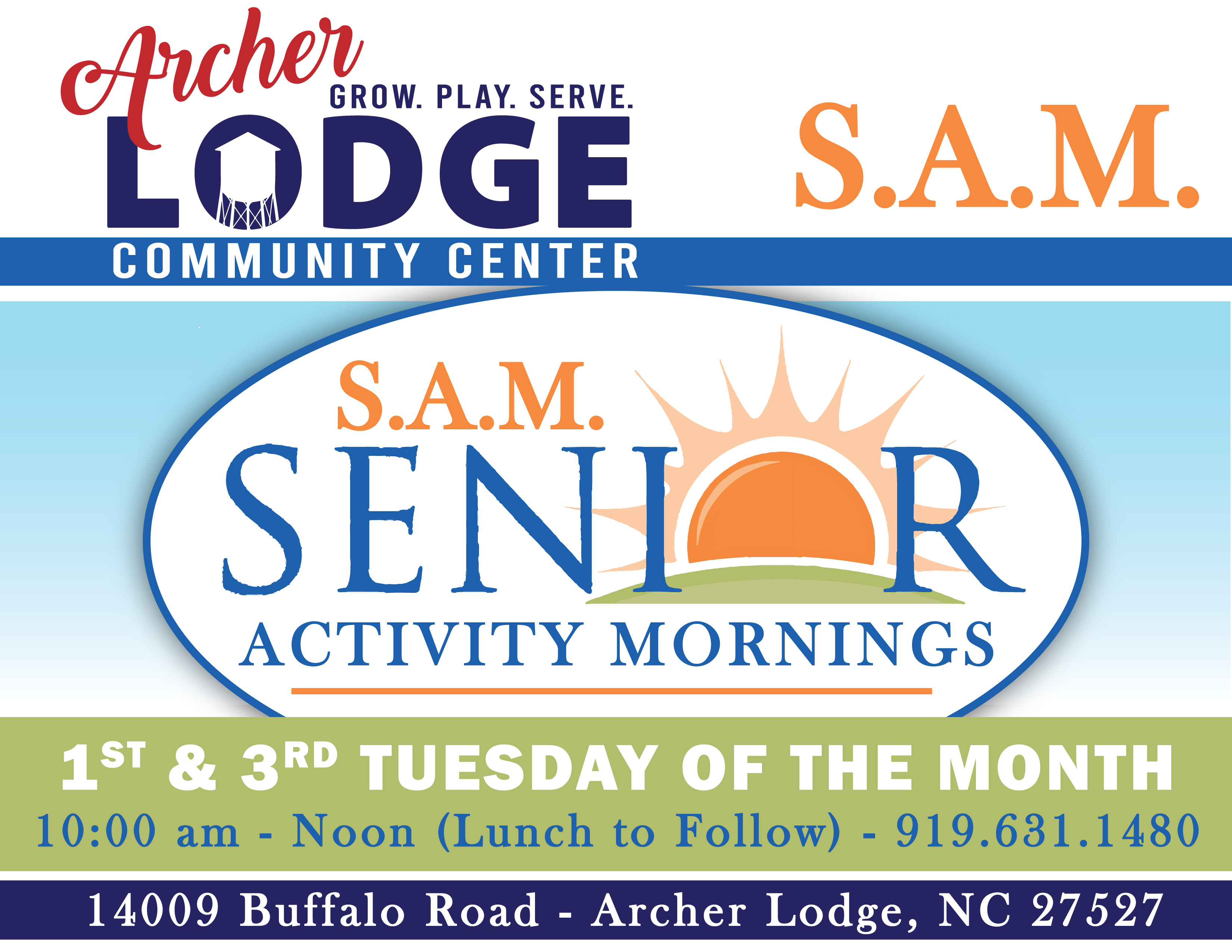 Senior Activity Mornings May 16