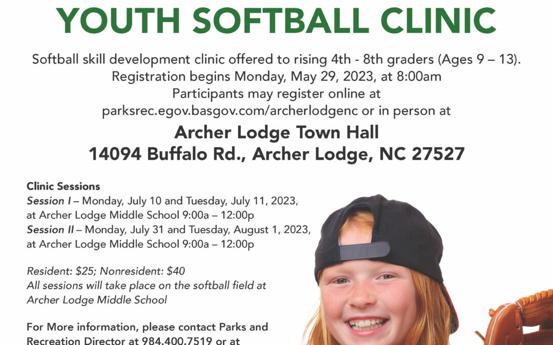Town of Archer Lodge: Youth Softball Clinic